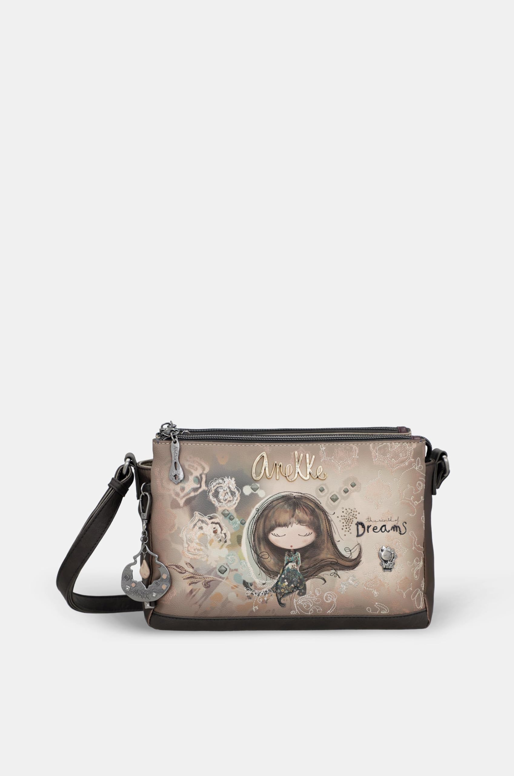Anekke Real borsa tracolla donna stampa Real
