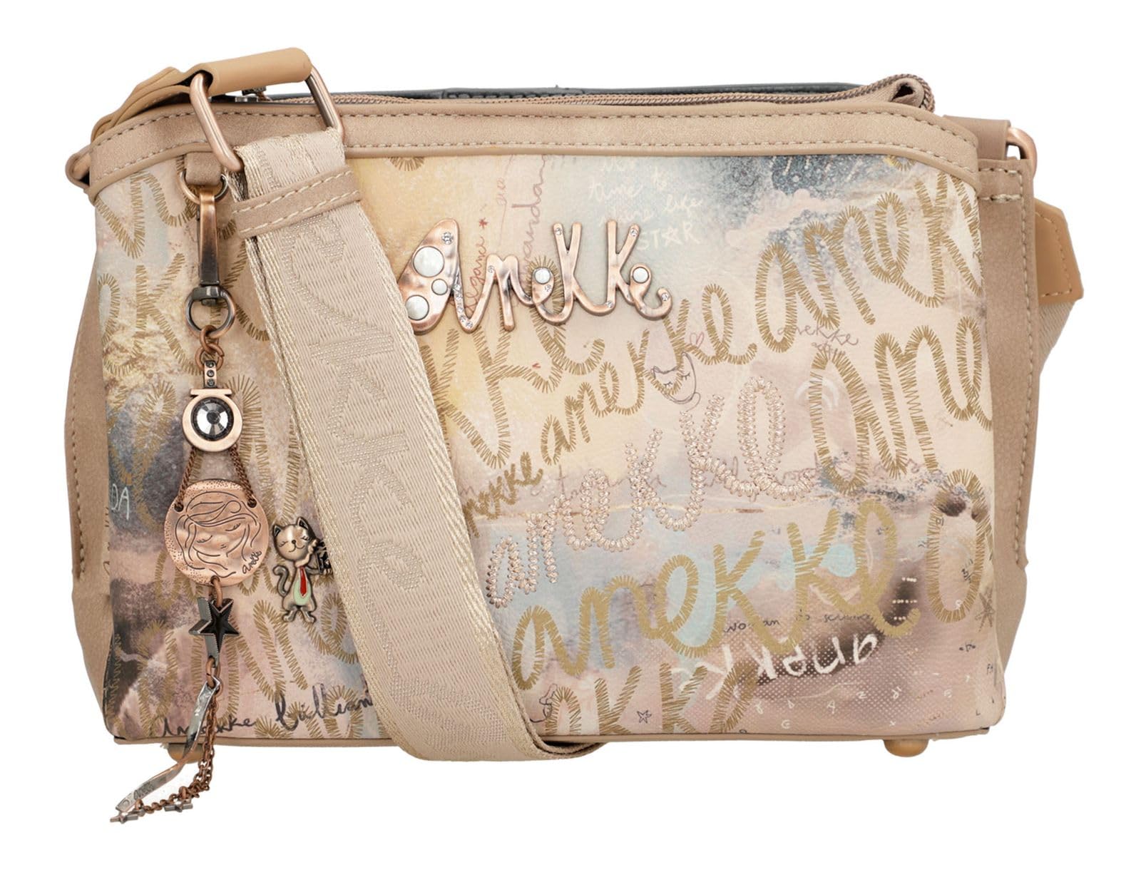 Anekke Dreamverse Stars borsa a tracolla media ecopelle