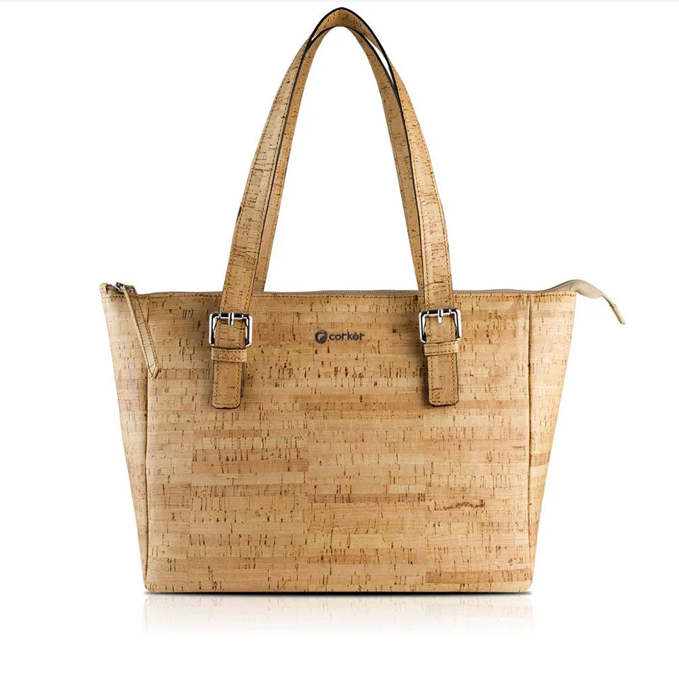 Corkor Bags Borsa a Mano e Tracolla Sughero Rustico