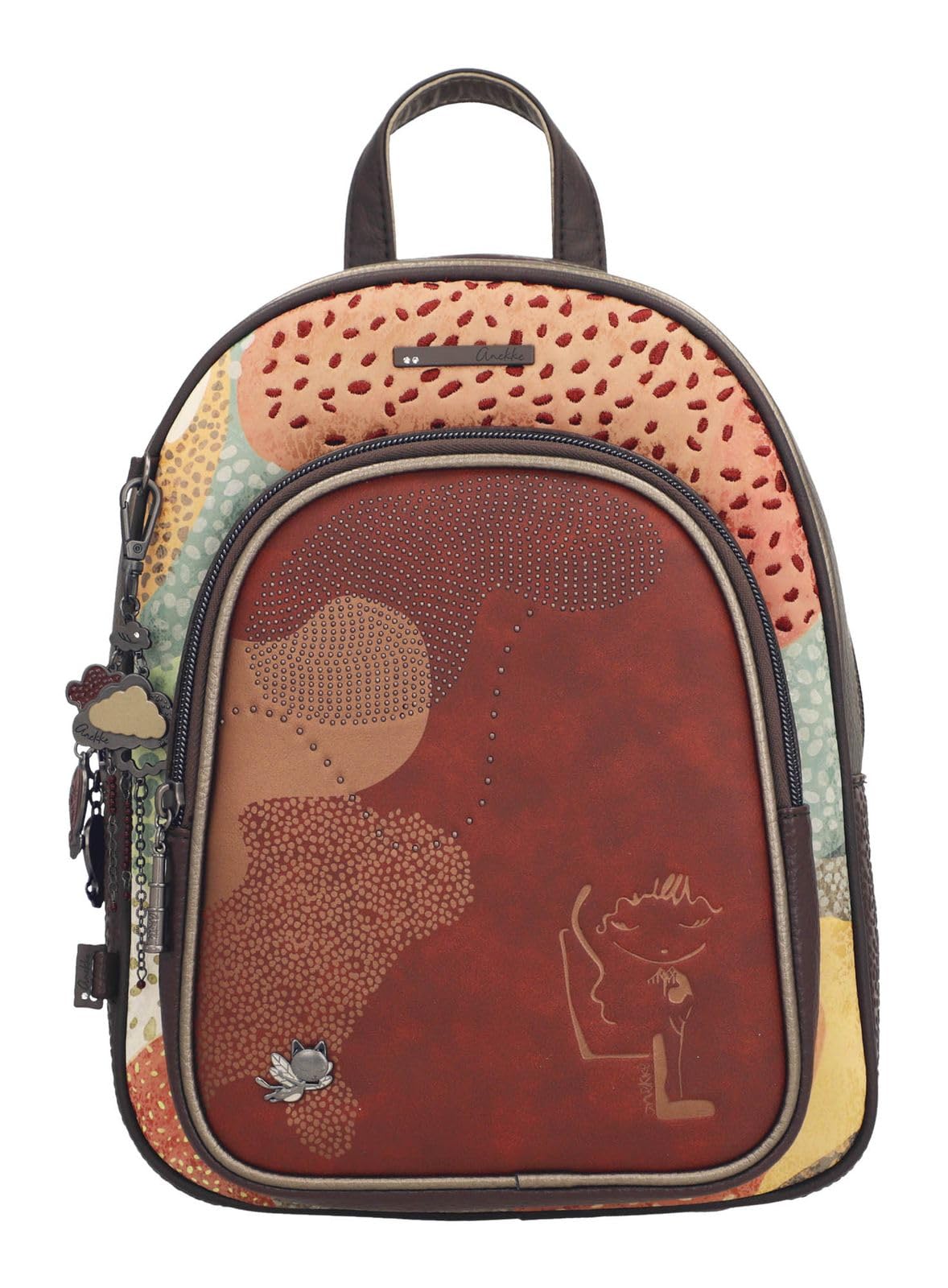 Anekke Odyssey Zaino Medio Tasche Cerniera Regolabile