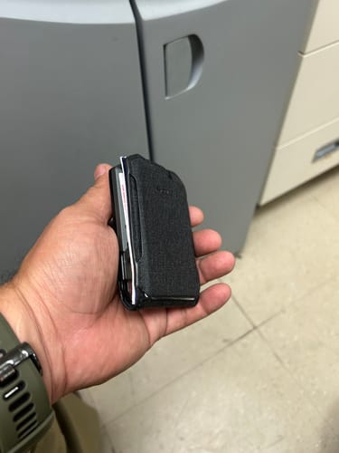 Dango M4 Maverick portafoglio bifold pelle Jet Black 13 carte