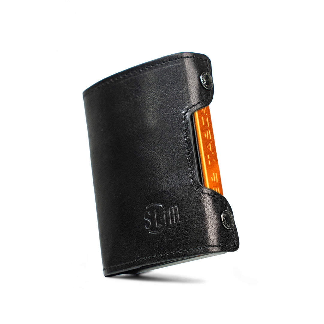 SLim Be Tasck Portafoglio Pelle Nero Frame Nero