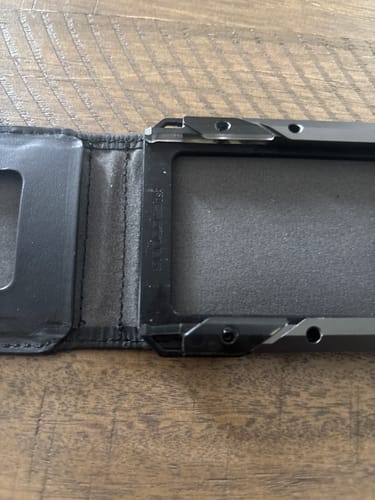 Dango M4 Maverick portafoglio bifold pelle Jet Black 13 carte