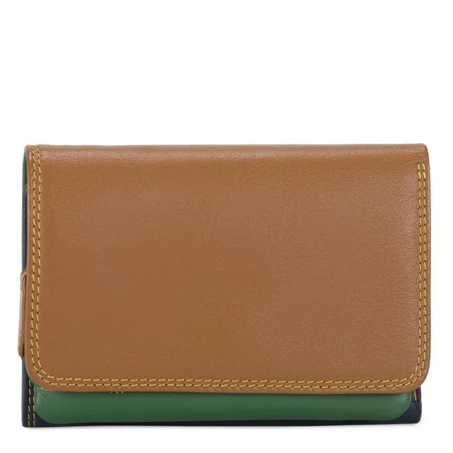 Mywalit Milano Trifold portafoglio pelle bosco