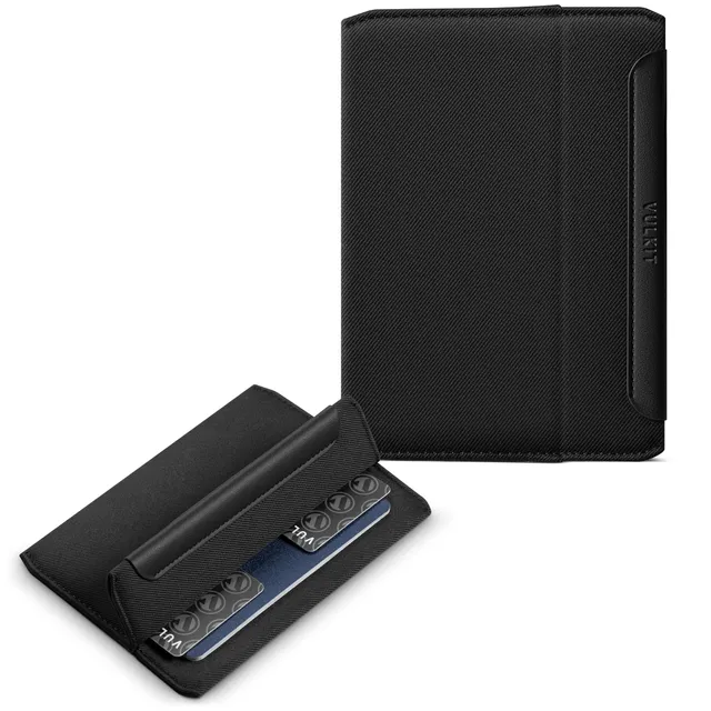 VULKIT Passport Card Holder VPW121 portapassaporto RFID nero
