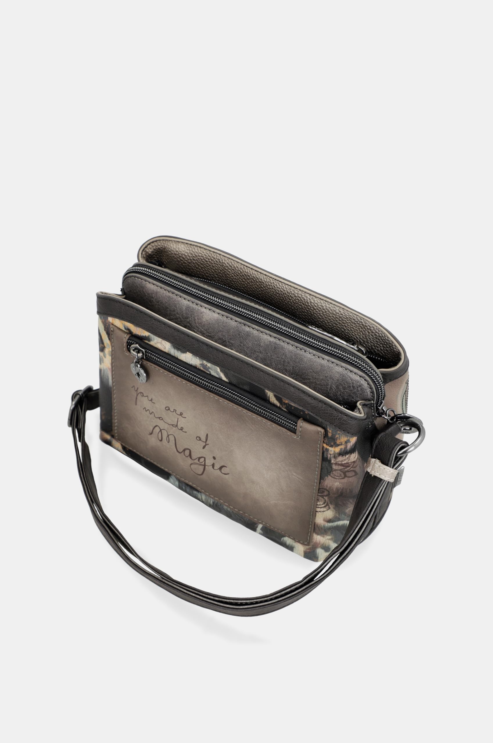 Anekke Real Tracolla cerniera 23x16x11 donna