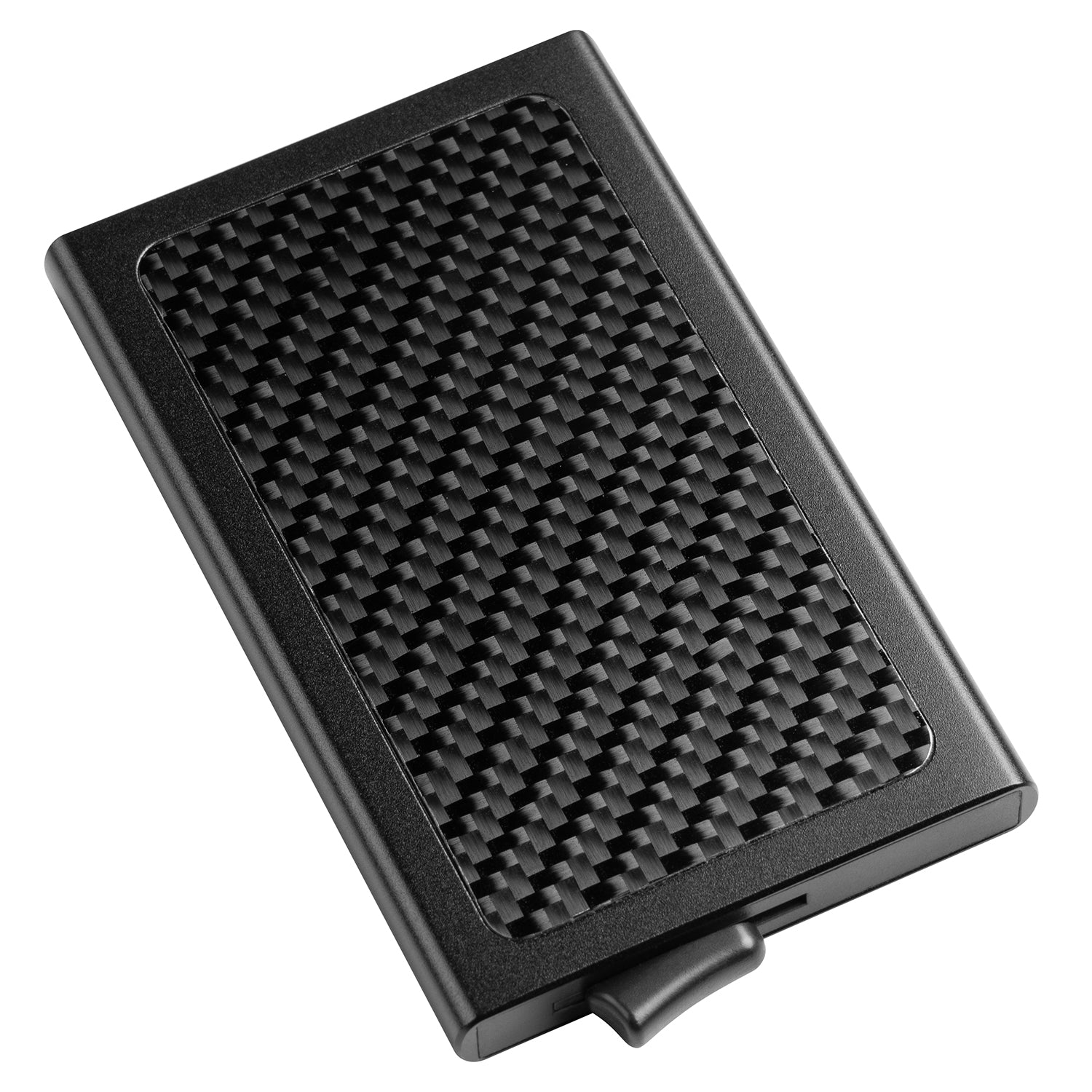 VULKIT VC101 Portacarte Alluminio Carbon Nero 5 Carte