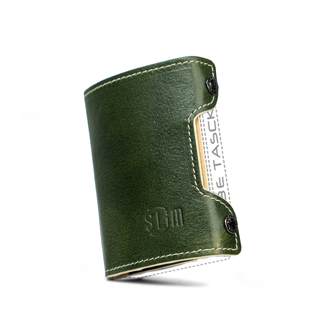 SLim Cover Pelle Be Tasck Concia Vegetale Verde