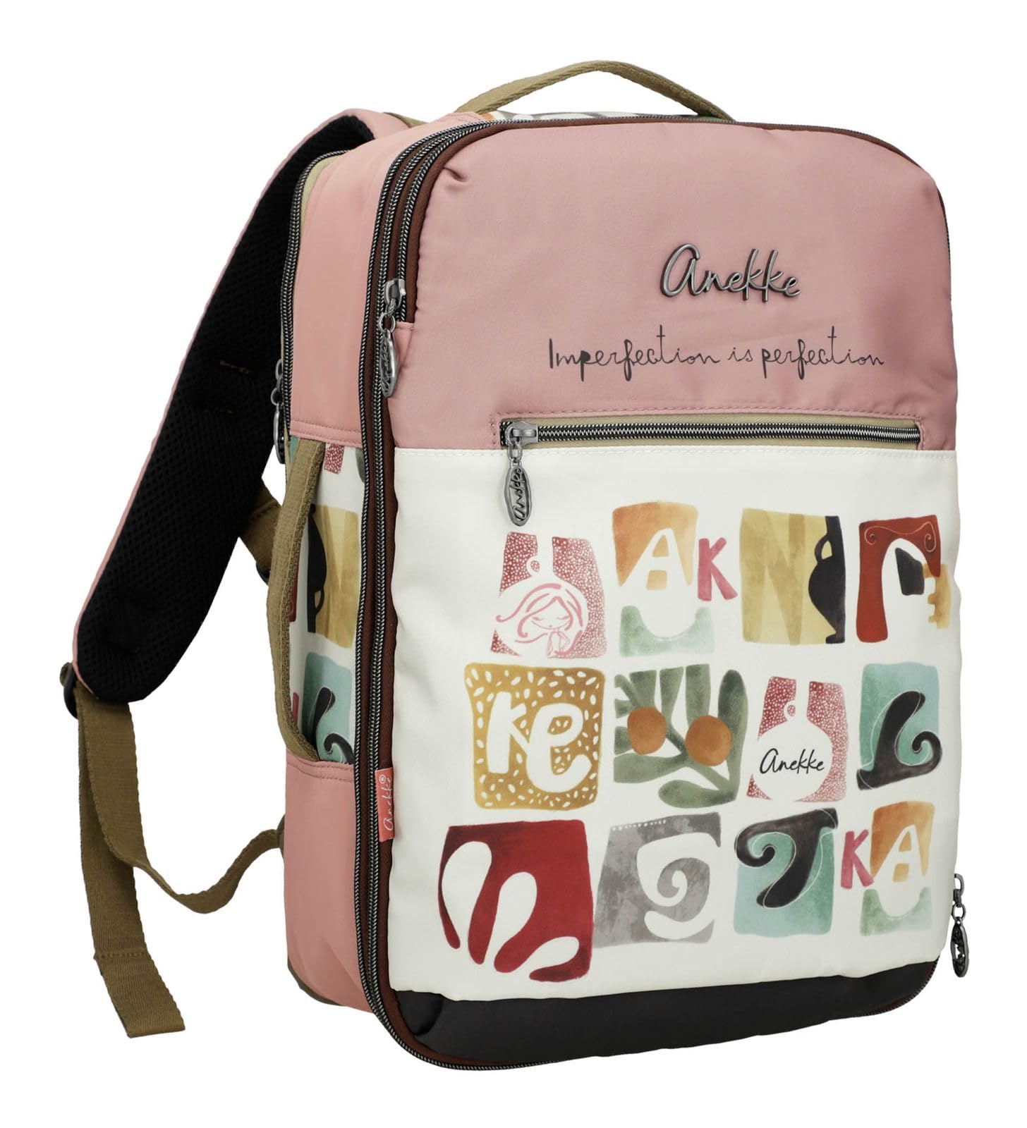 Anekke Amphora Zaino Viaggio Donna Stampa Argilla