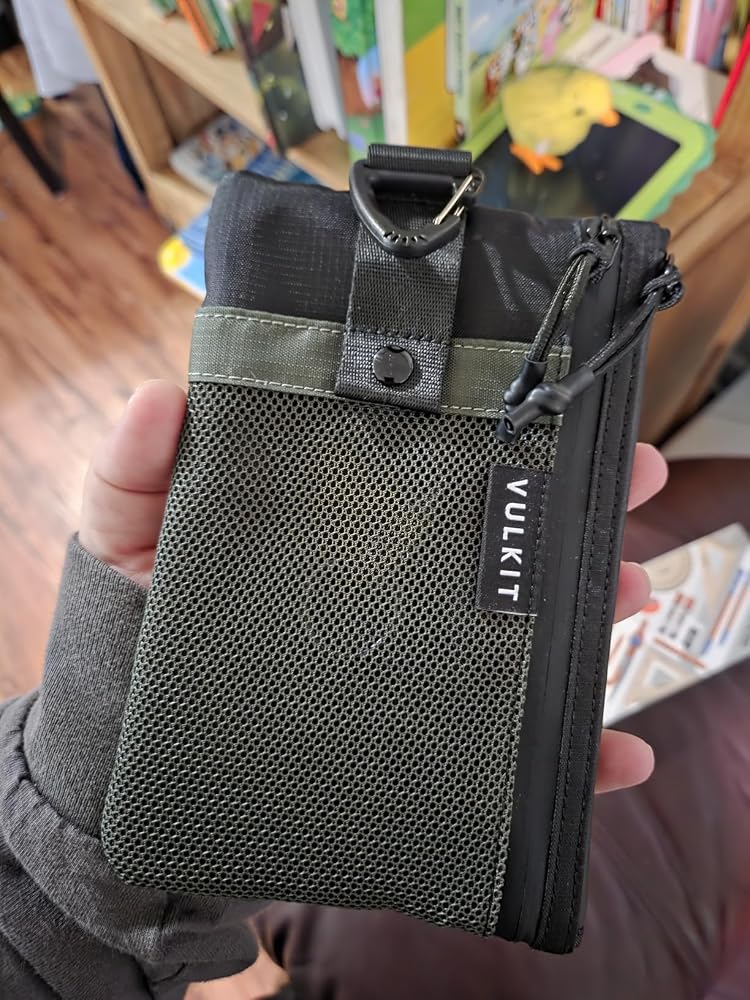VULKIT VB112 pochette viaggio nera RFID nylon impermeabile