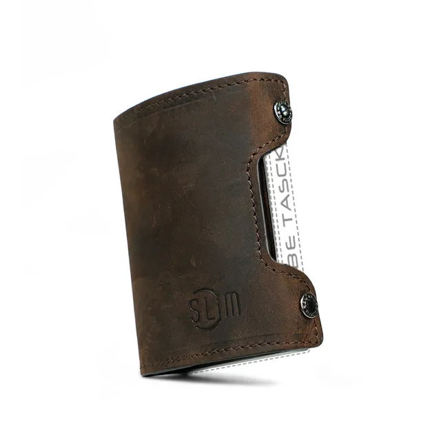 SLim Cover Pelle Be Tasck pelle dark brown