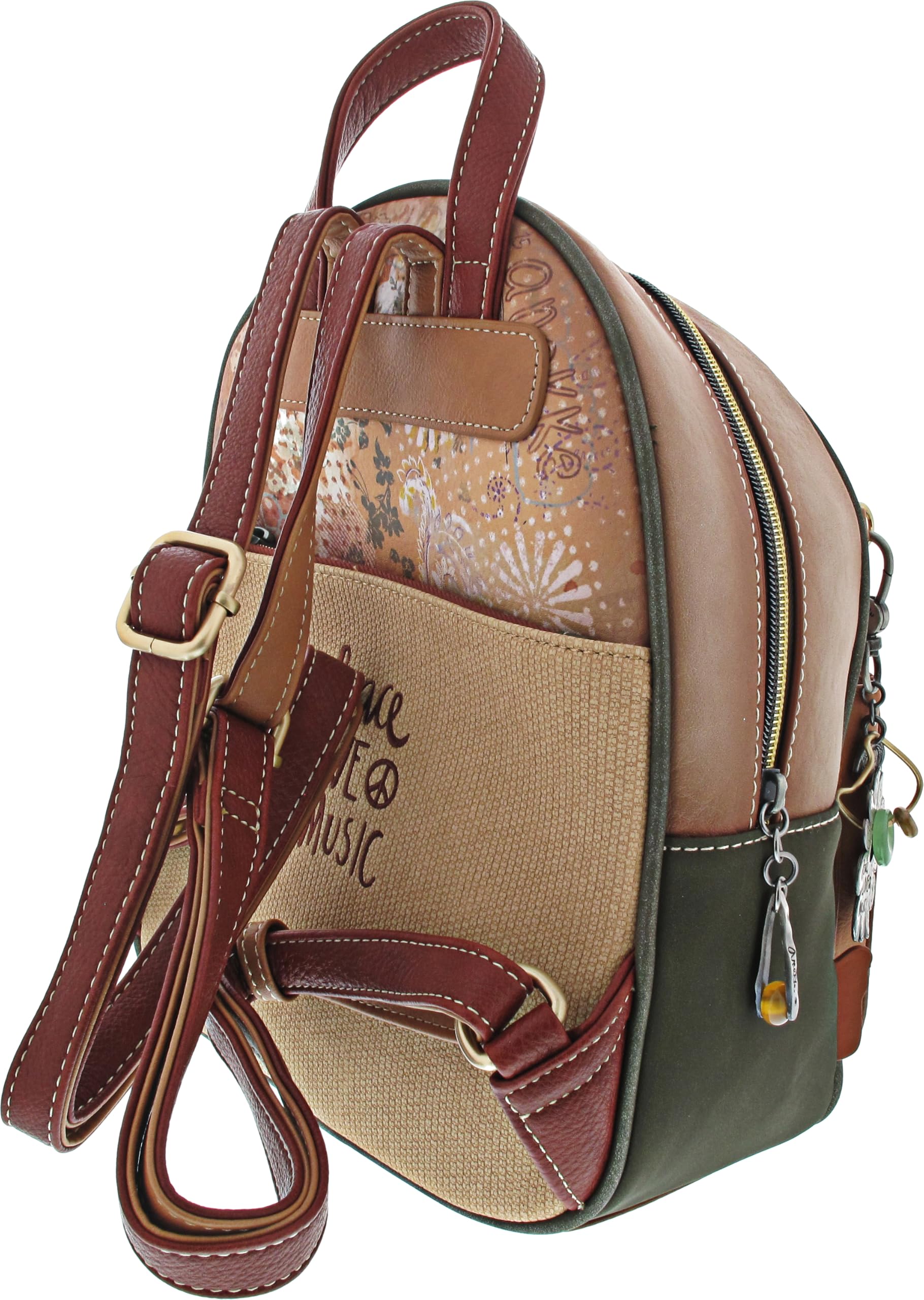 Anekke Bloom Zaino Piccolo Flowers Donna Cammello