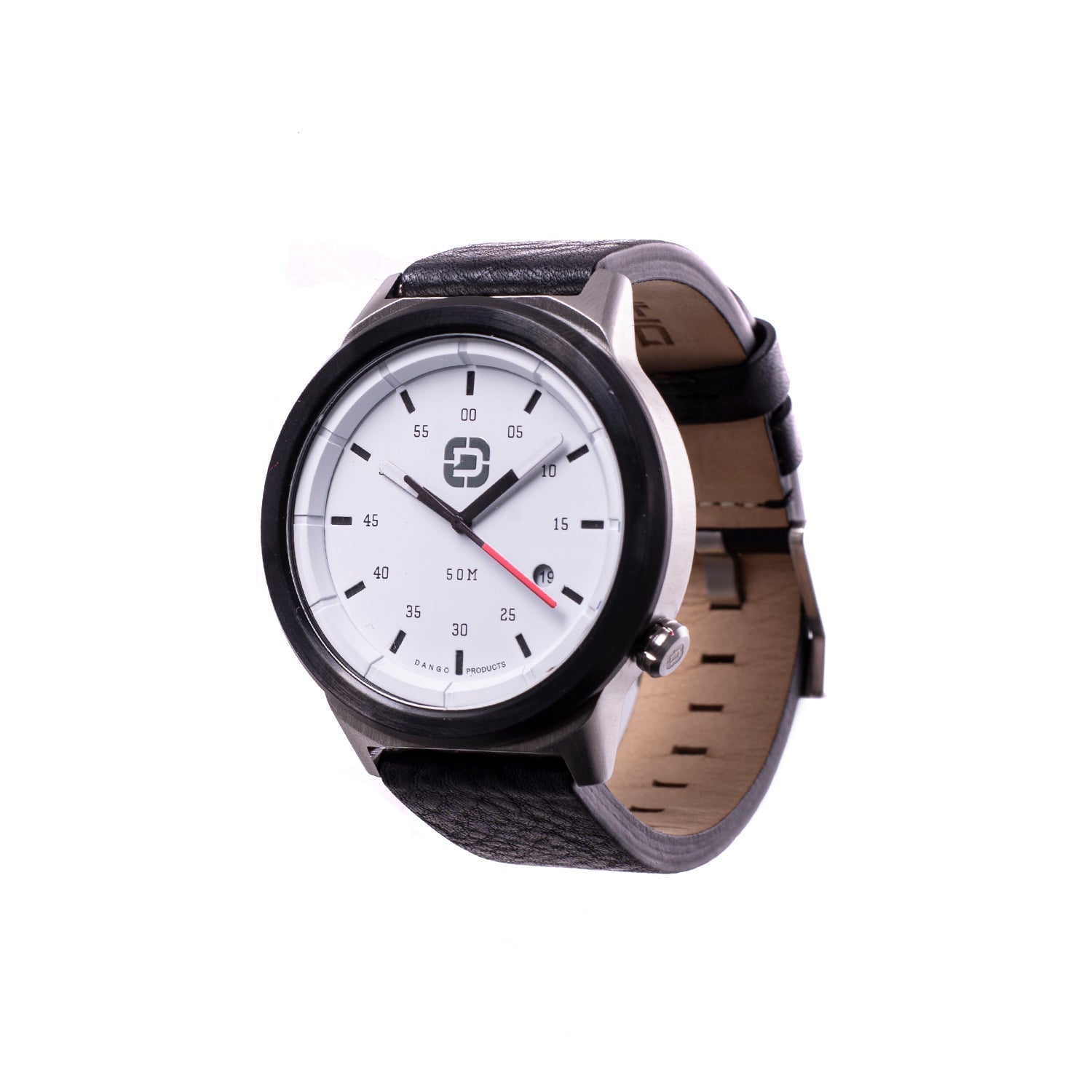 Dango Dapper Watch Orologio 45mm Pelle Nera 50M