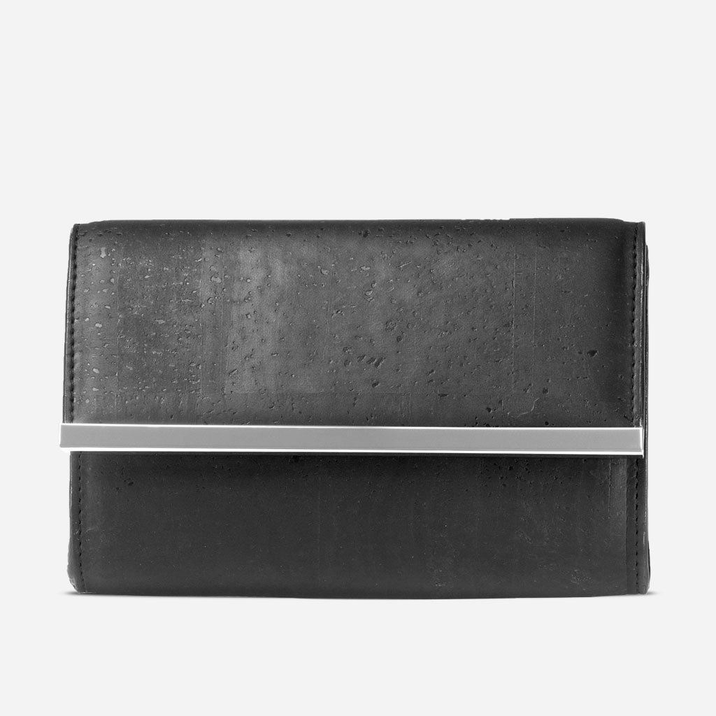 Corkor Bags Pochette in Sughero Nero S da Sera