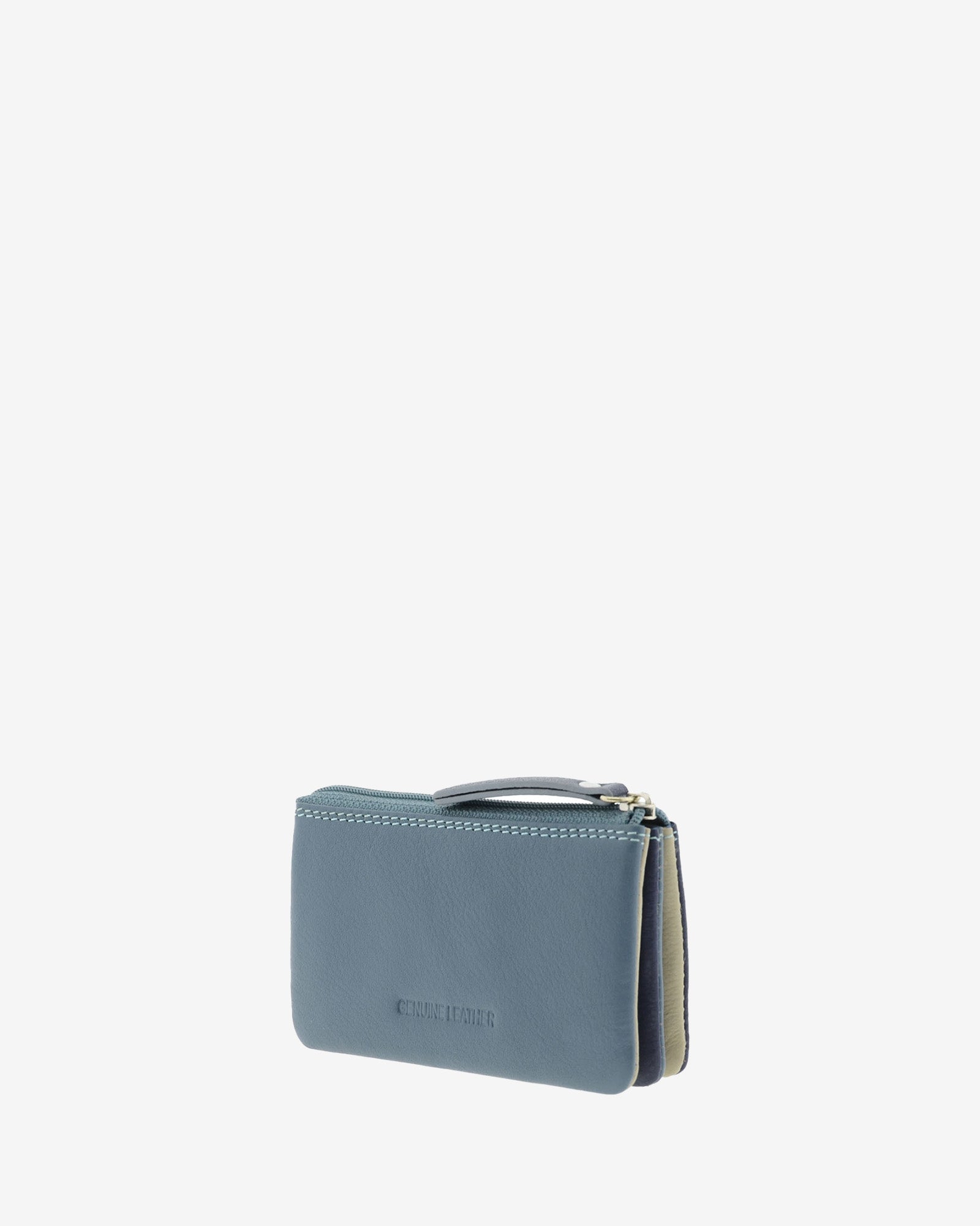 Adapell Wakanda 4215 portamonete pelle marrone zip