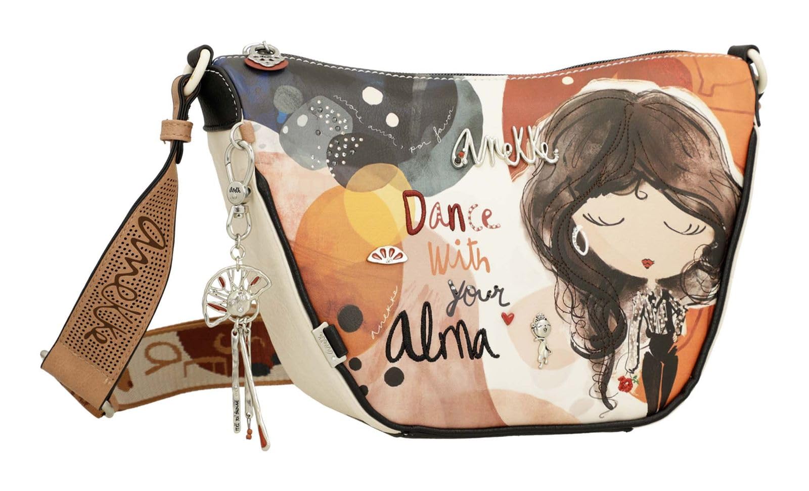 Anekke Alma Borsa Ovale 28x18 Tracolla Sottile