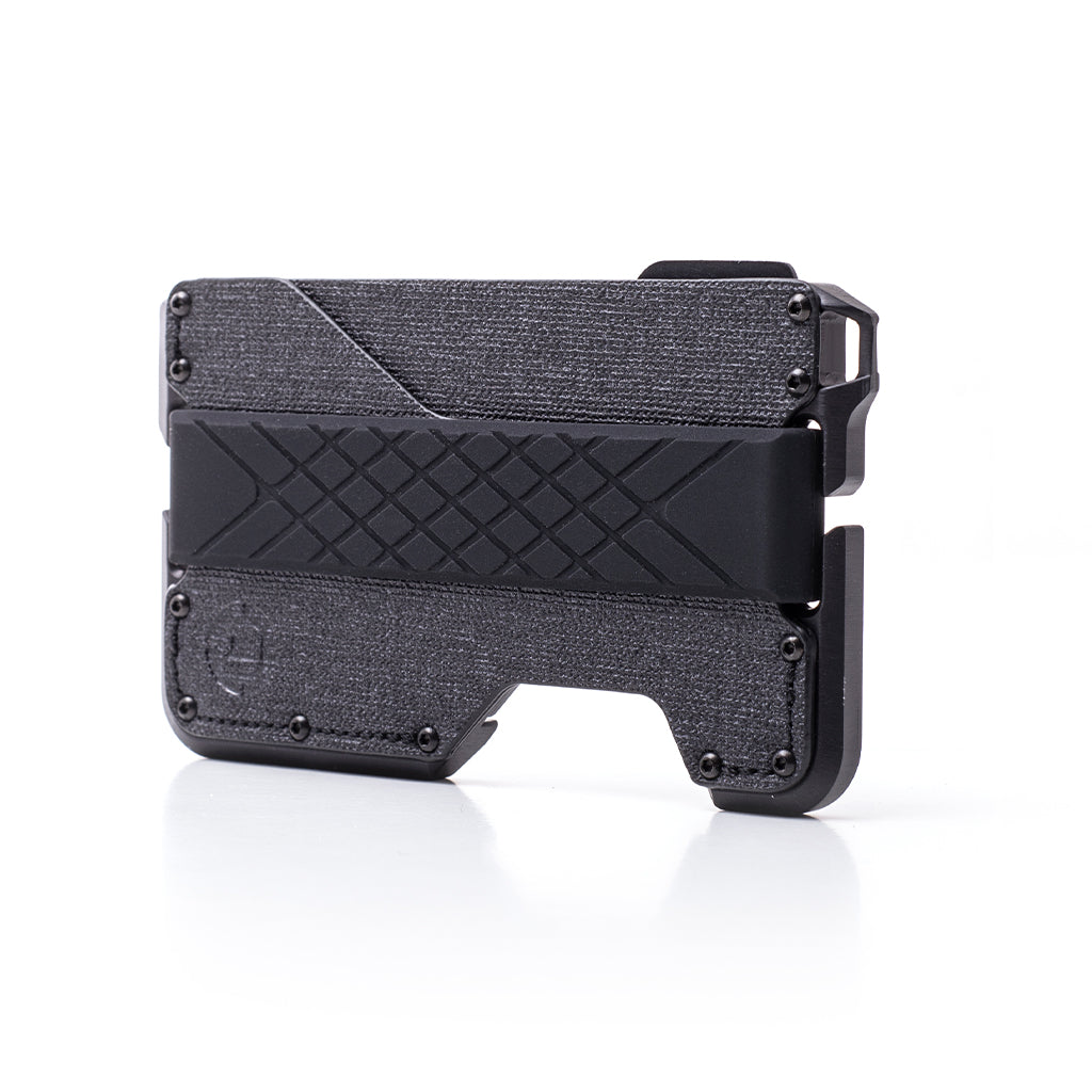 Dango D01 Dapper Portafoglio alluminio nero 12 carte