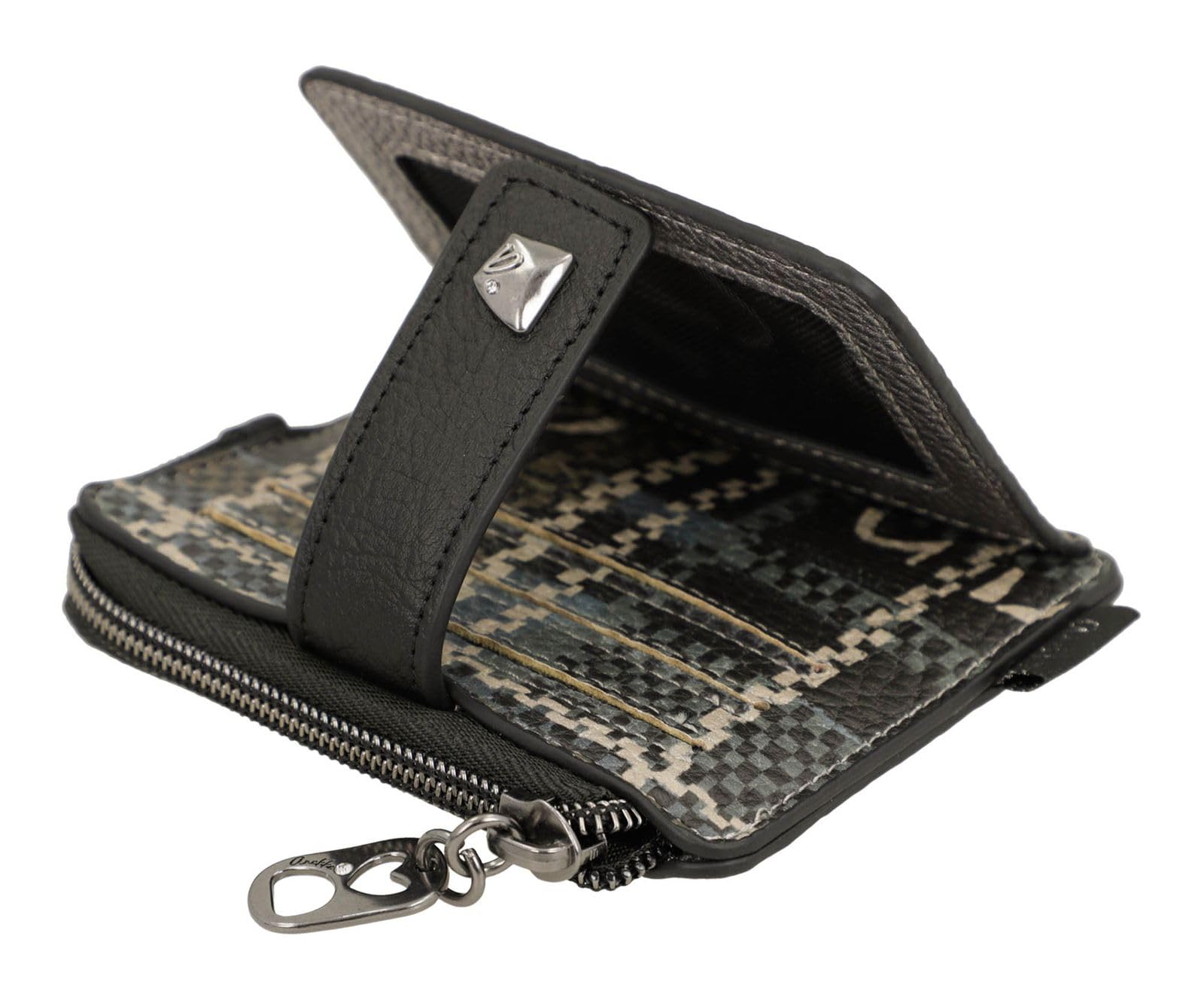 Anekke Iron Portatessere Piccolo con Zip Monete