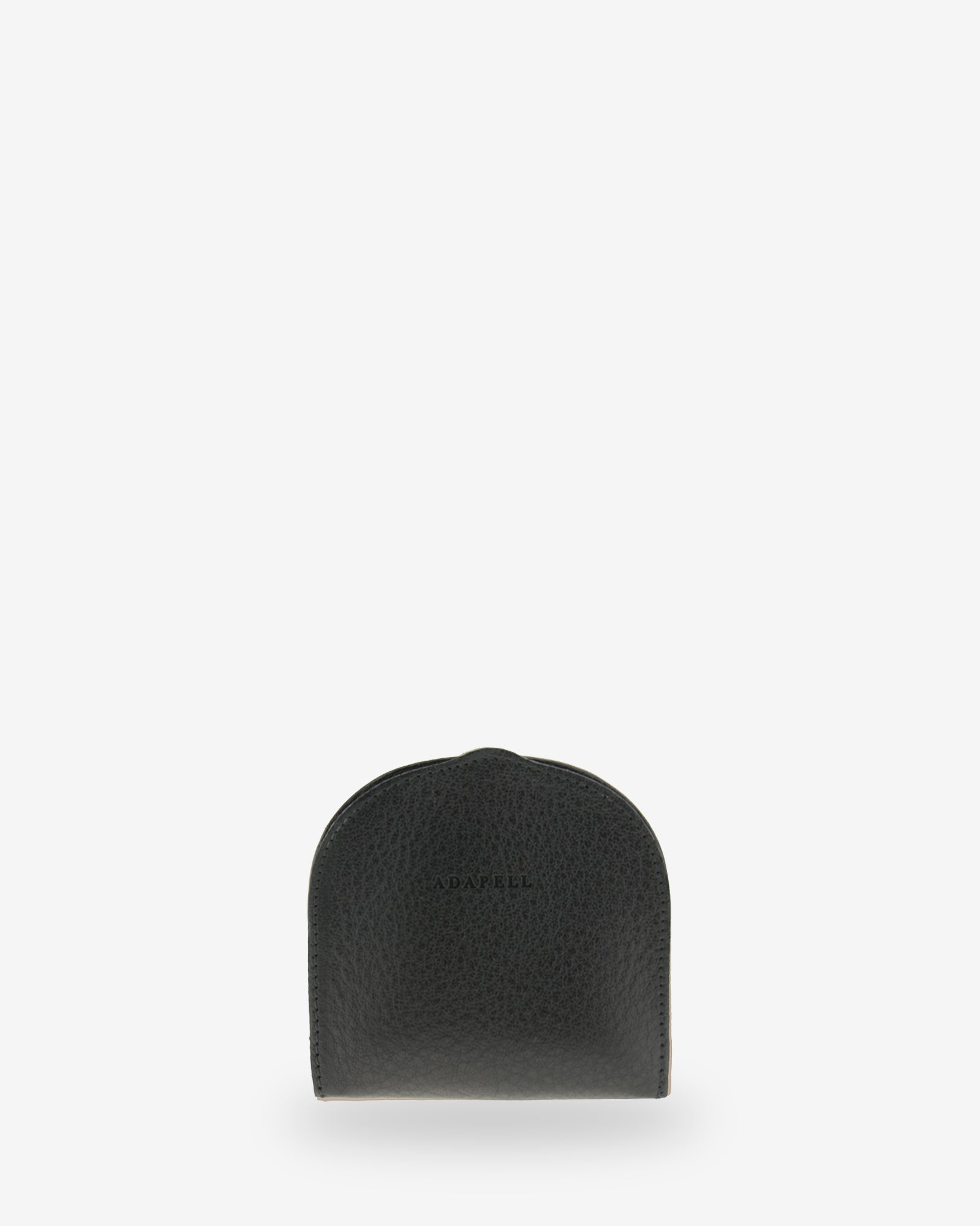 Adapell 8102 Portamonete Uomo Nero a Taco in Pelle