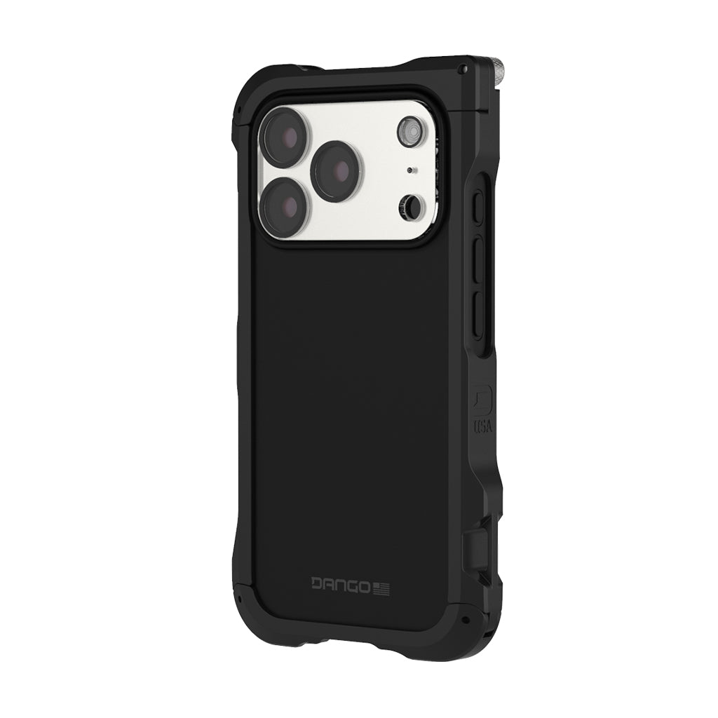 Dango Adapt Case iPhone 18 Pro custodia Jet Black Gunmetal