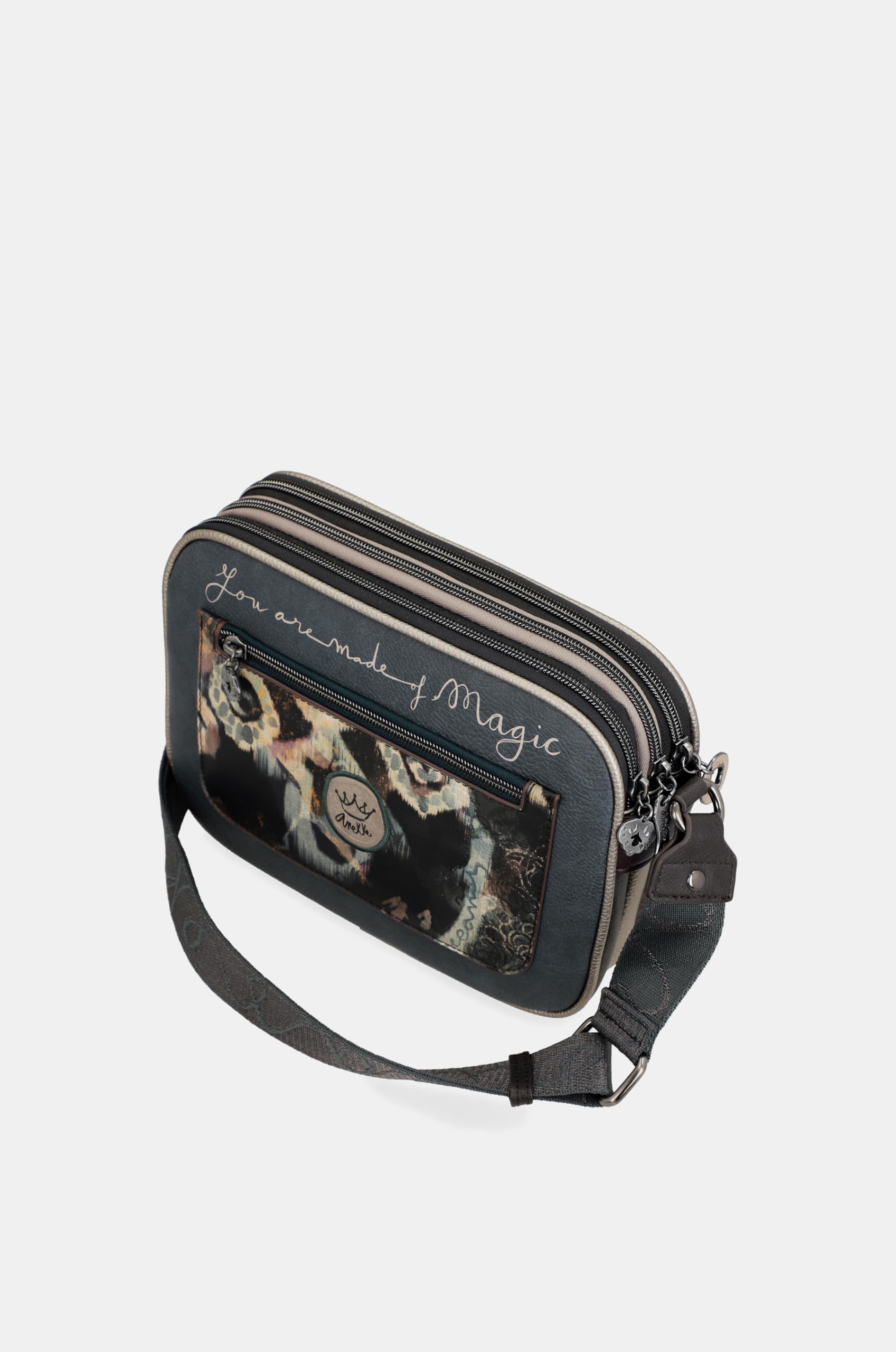 Anekke Real borsa tracolla donna 25x19x6 cm cerniera