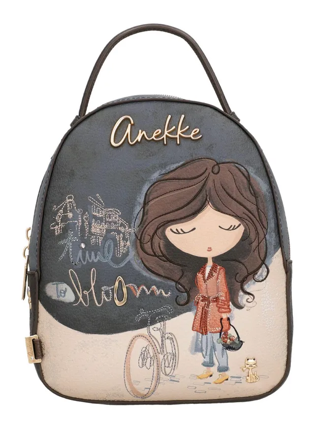 Anekke Tulip Zaino Piccolo con Tasca Posteriore