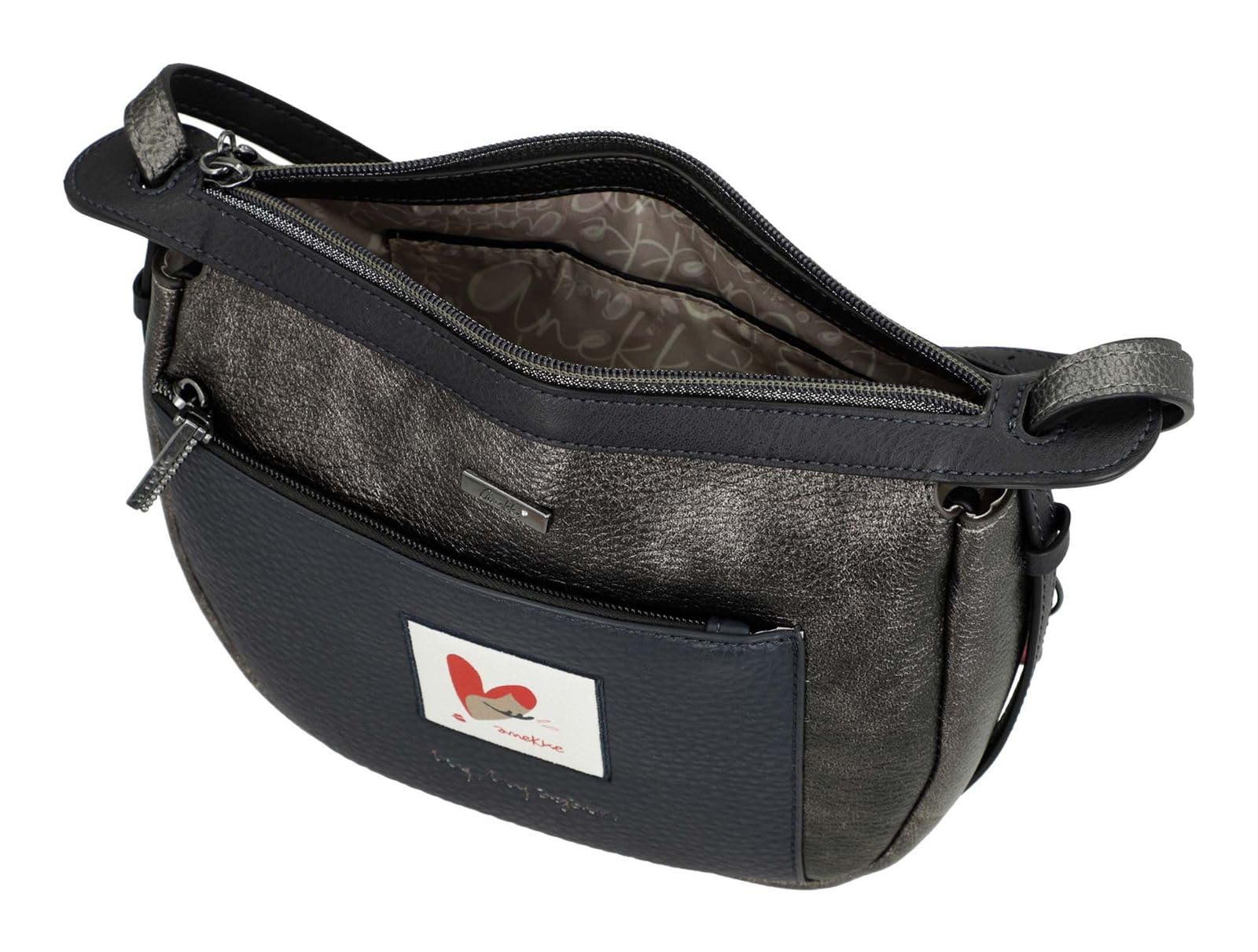 Anekke Eikon borsa a tracolla ovale donna stampata