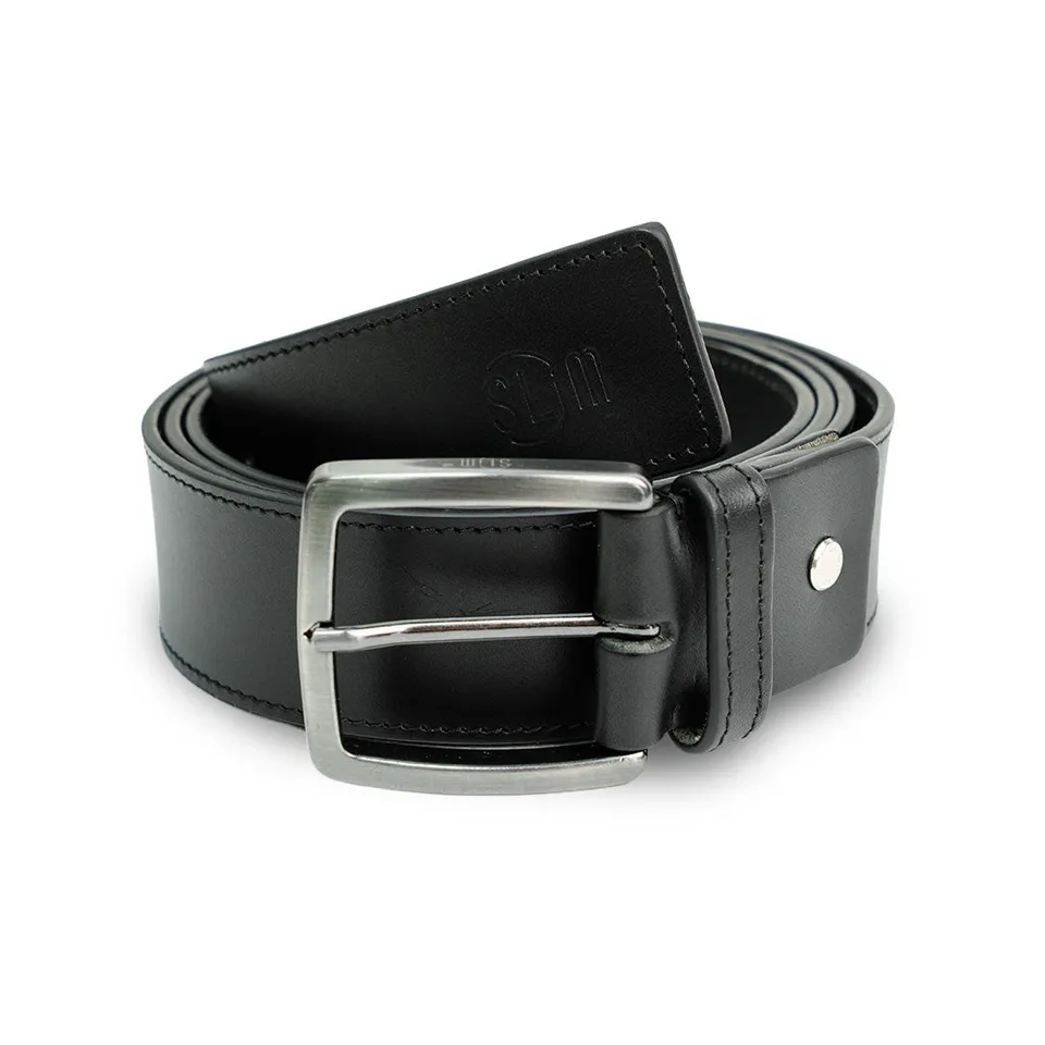 SLim Cinture Cintura Cuoio Nero 40mm Taglie 70-110
