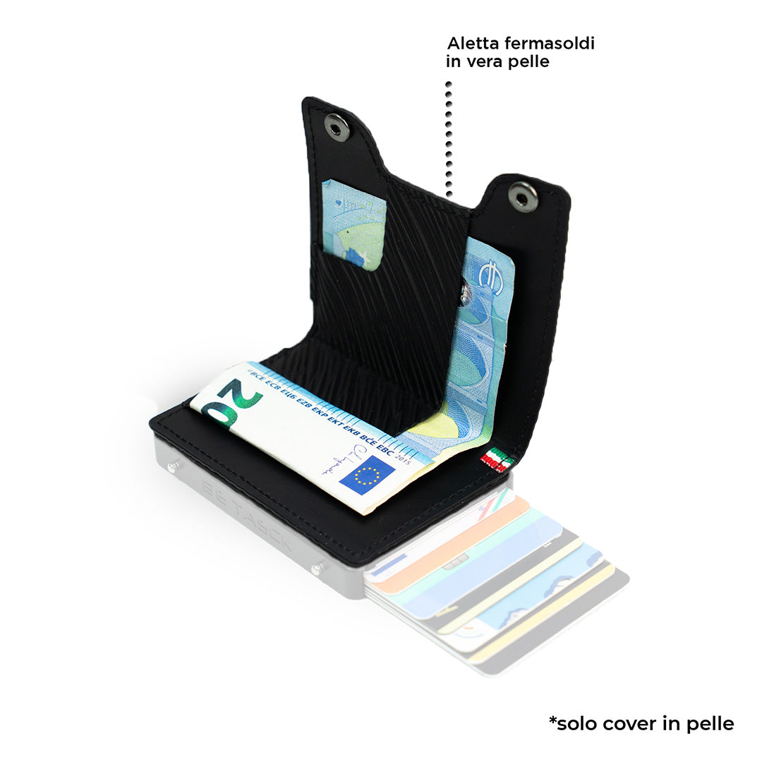 SLim Cover Pelle Be Tasck cover epi nero vera pelle