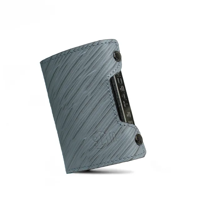 SLim Be Tasck Epi Grigio Ghiaccio portafoglio compatto RFID