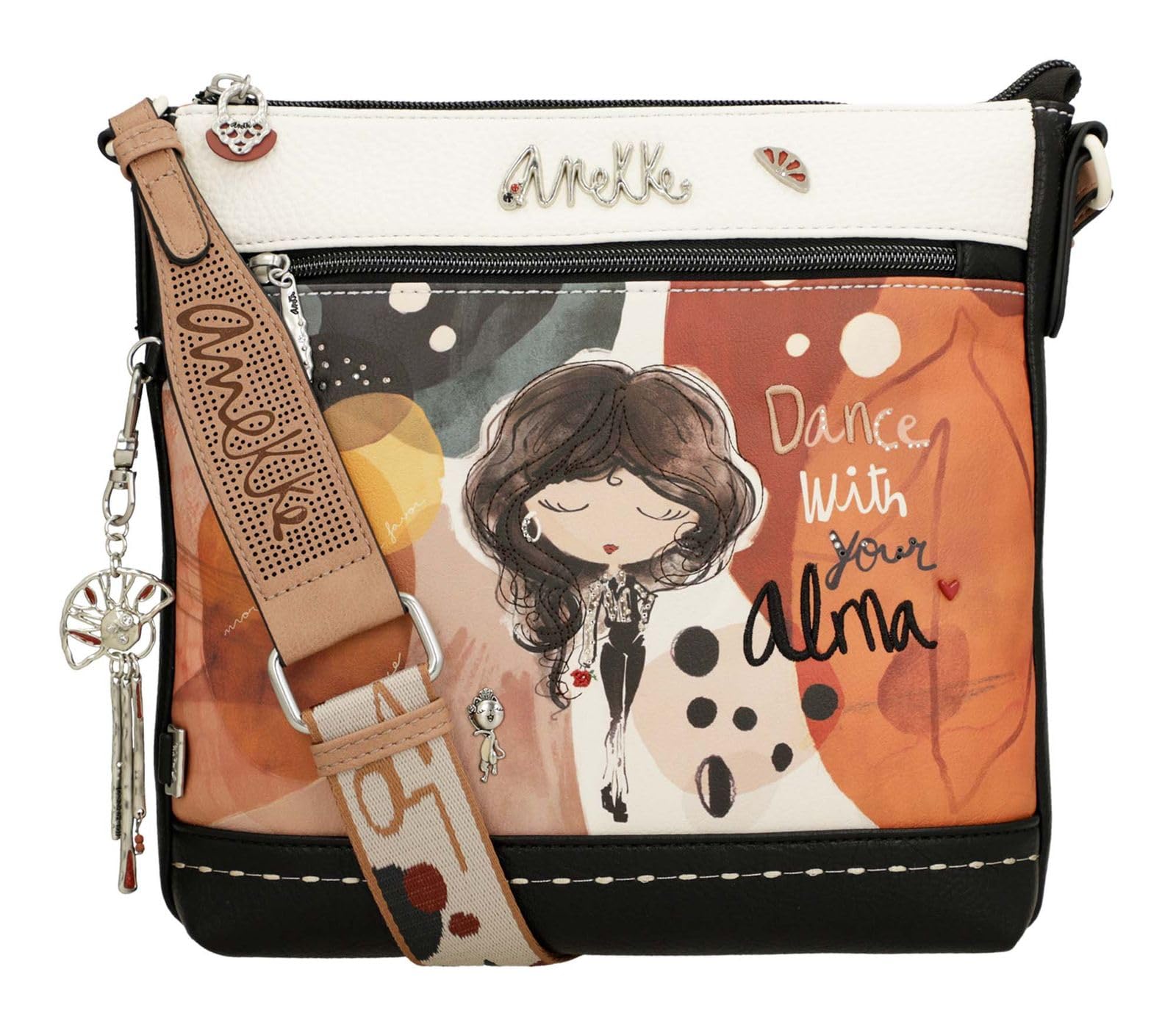 Anekke Alma 40703-069 Mini Tracolla Marrone 13x19x7 cm