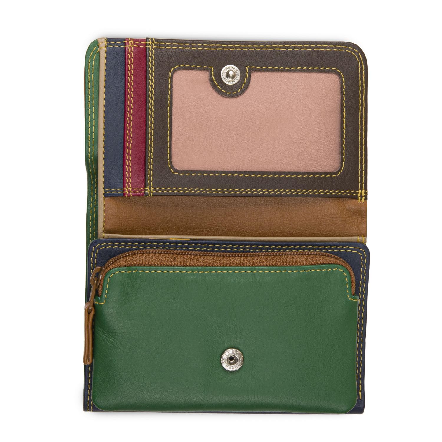 Mywalit Milano Trifold portafoglio pelle bosco