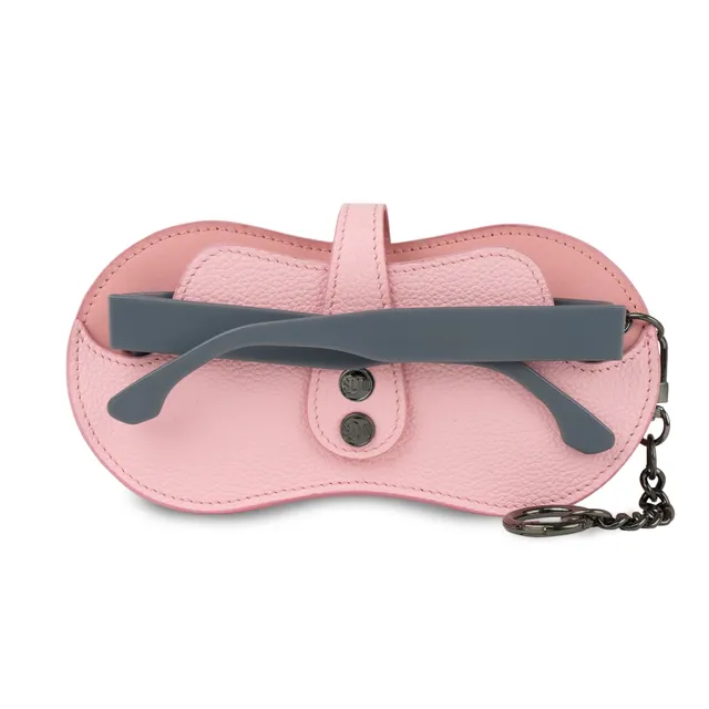 SLim Vision Porta Occhiali Pelle Bottalato Rosa
