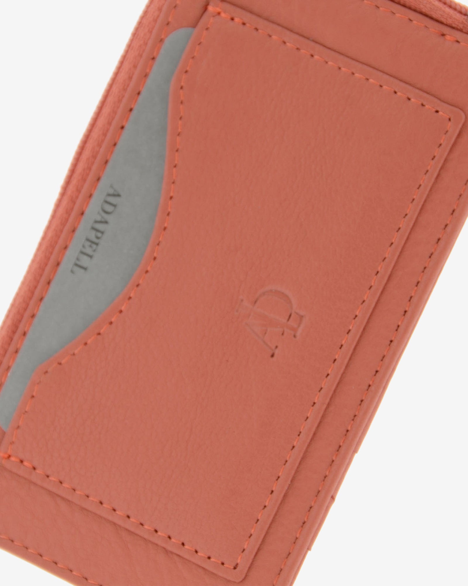 Adapell 8062 portacarte slim pelle 6 carte zip