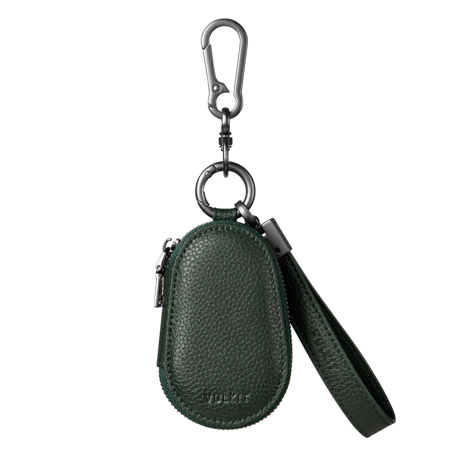VULKIT Accessories VKC101 portacarte pelle verde 9,5 cm lega
