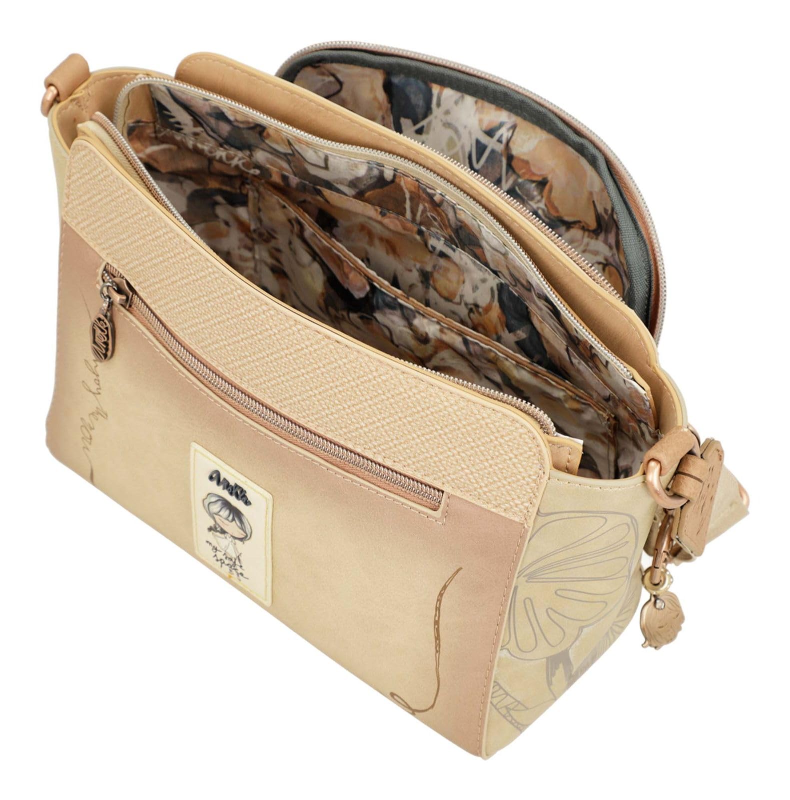 Anekke Stories Bandolera Mediana Borsa Laptop Leggera