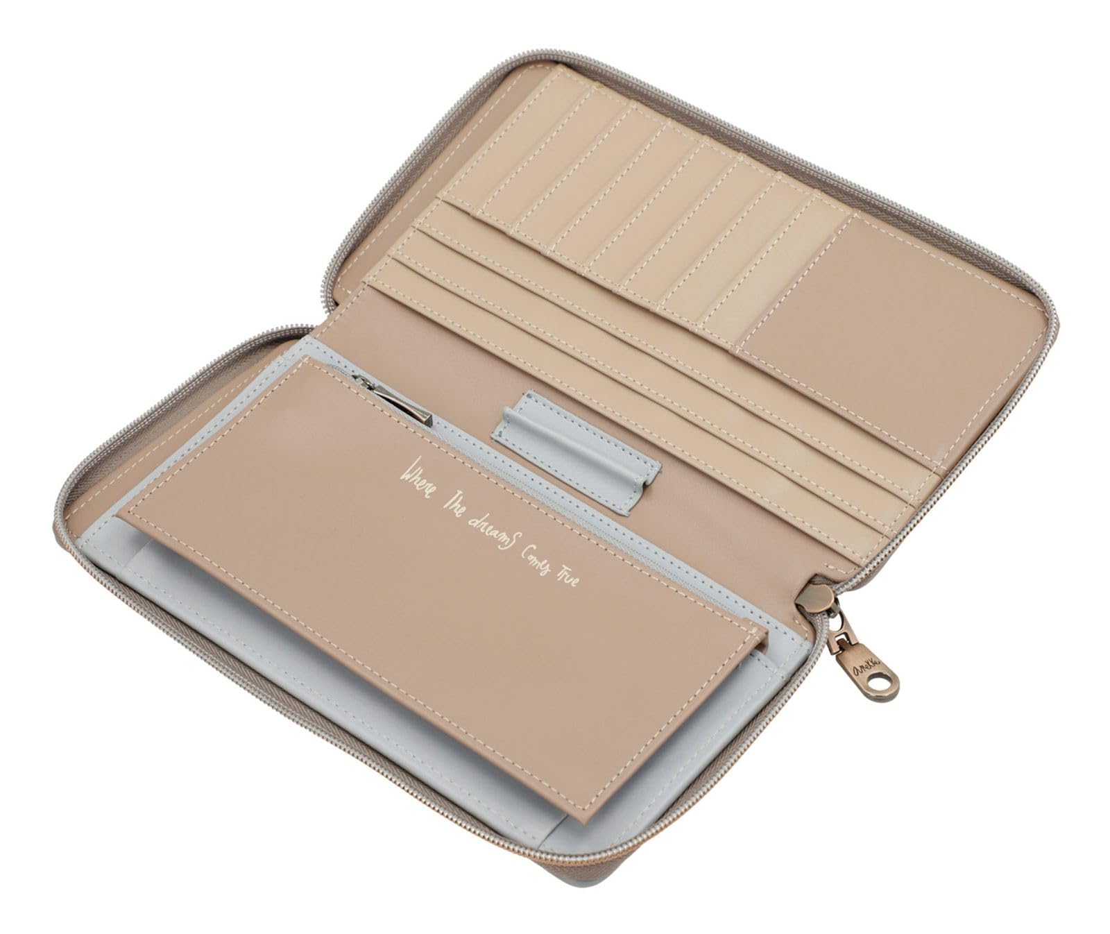 Anekke Hollywood portafoglio portapassaporto RFID 23x12x3 cm