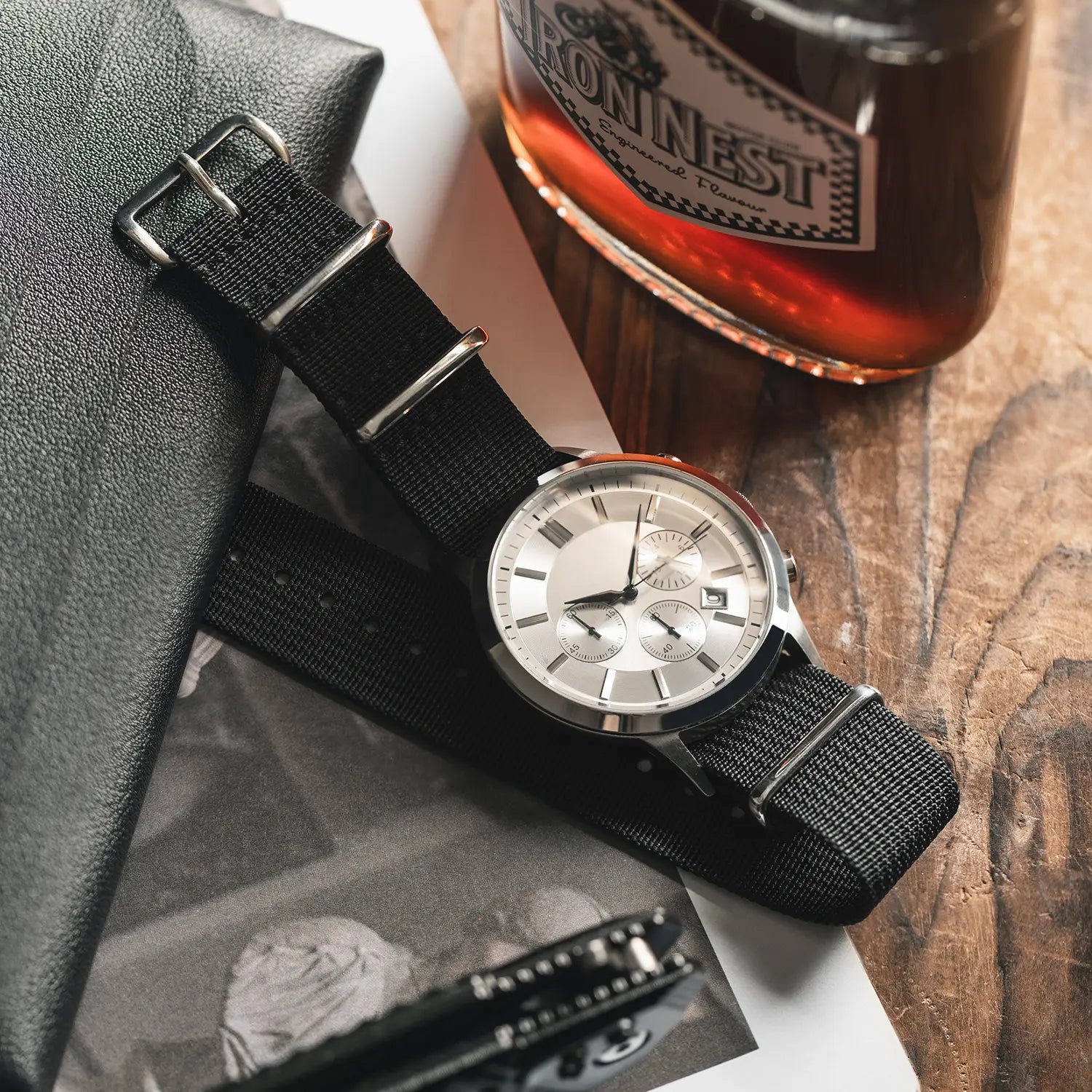 VULKIT Accessories VWB101 cinturino nero nylon 20mm NATO