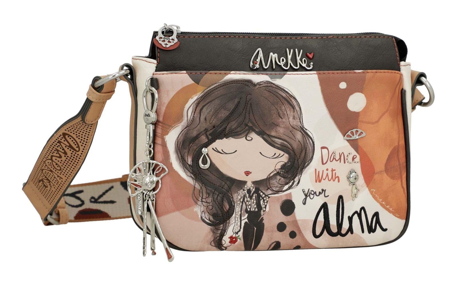 Anekke Alma tracolla ovale multicolor 23,5x19x6,5 cm