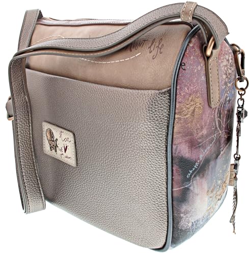 Anekke Dreamverse Stars borsa bandoliera grande donna stampa