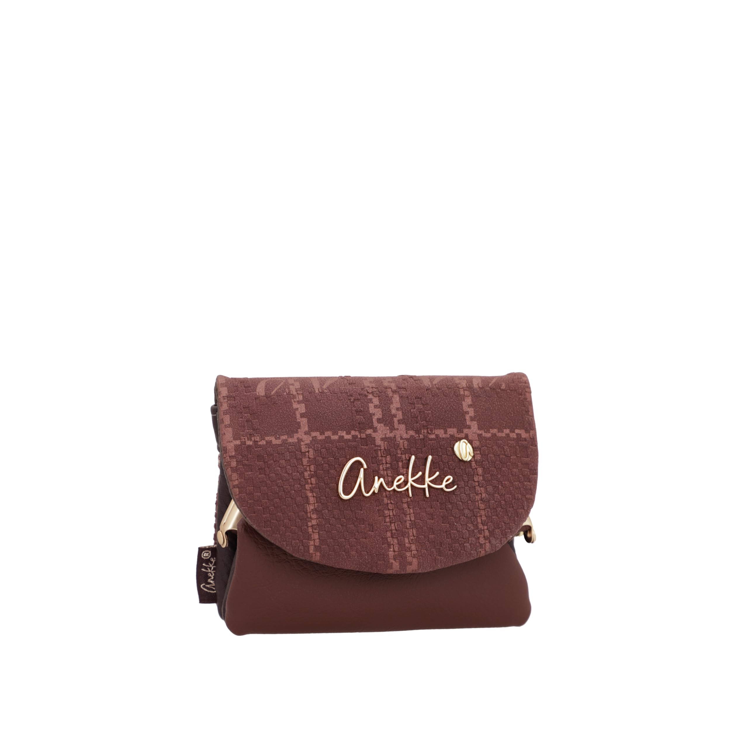 Anekke Burgundy Portamonete Patta Bordeaux