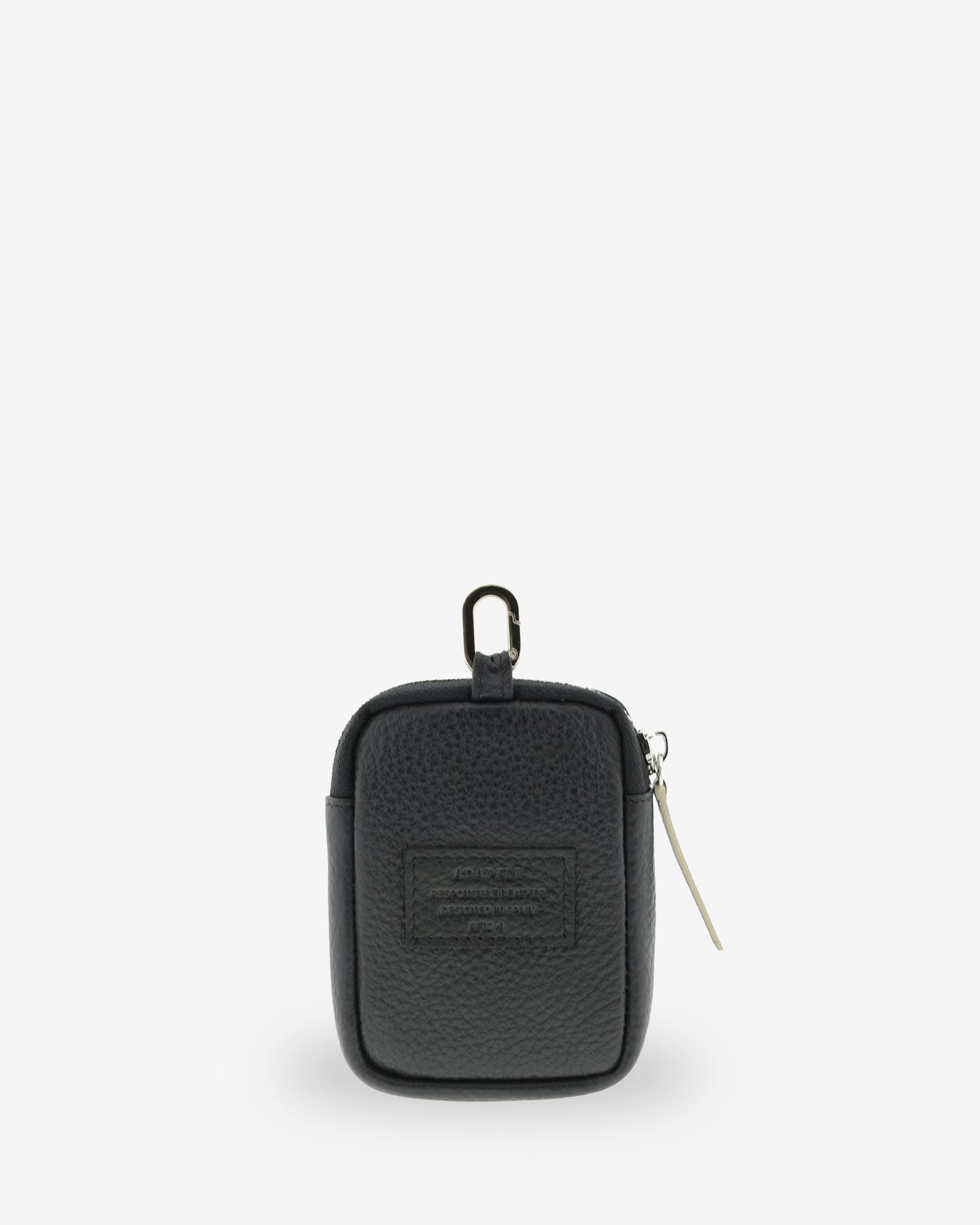 Adapell Nexo 8096 portamonete pelle nero RFID portachiavi