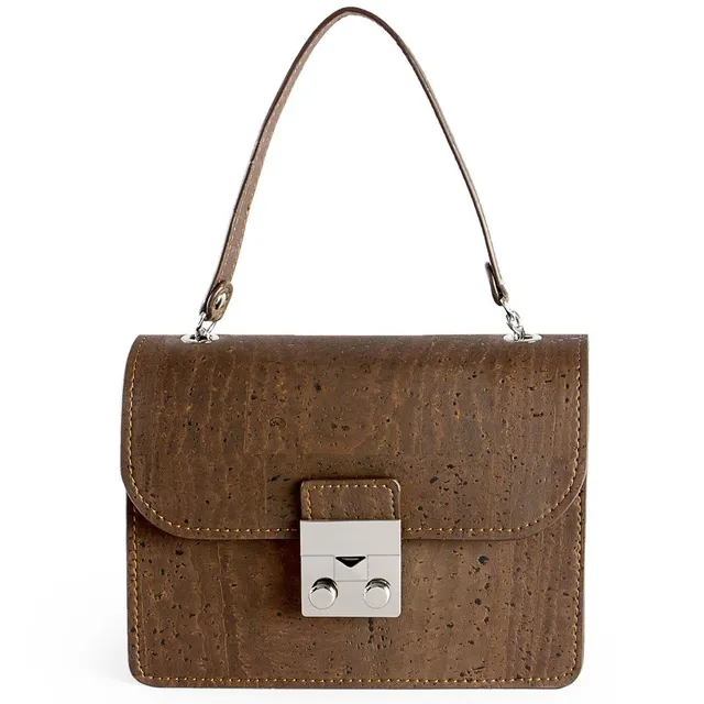 Corkor Bags Pochette Spalla Sughero Marrone Naturale