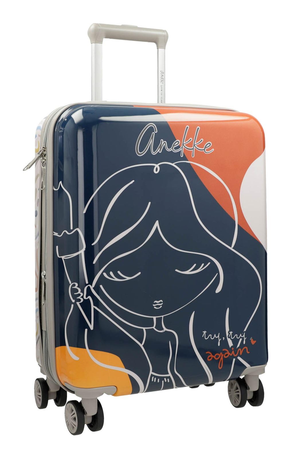 Anekke Eikon valigia cabina donna stampata viaggio