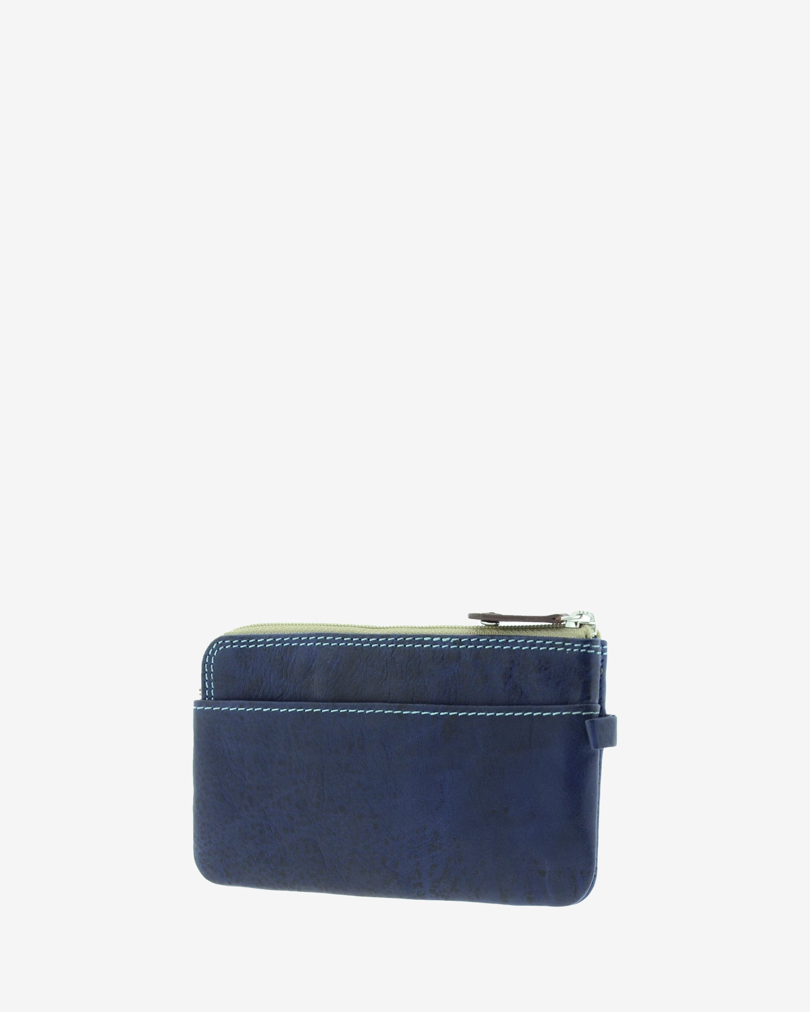 Adapell Basicos 8053-V portamonete pelle marrone doppia zip