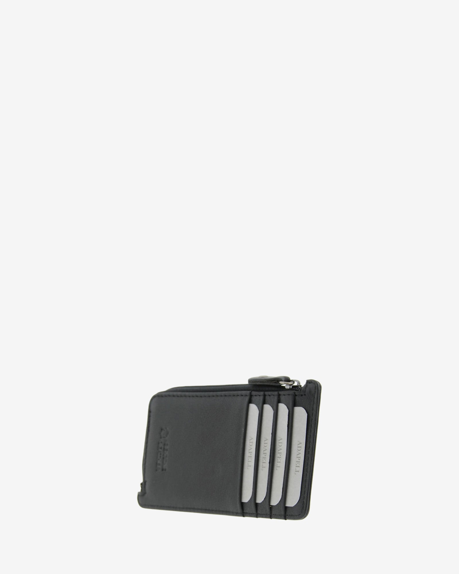 Adapell 8062 portacarte slim pelle 6 carte zip