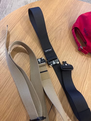 Dango Belts Spec-Ops cintura tattica nylon fibbia Cobra nera