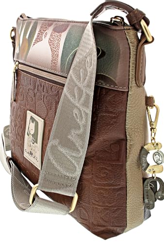 Anekke Muse borsa tracolla donna stampa greca