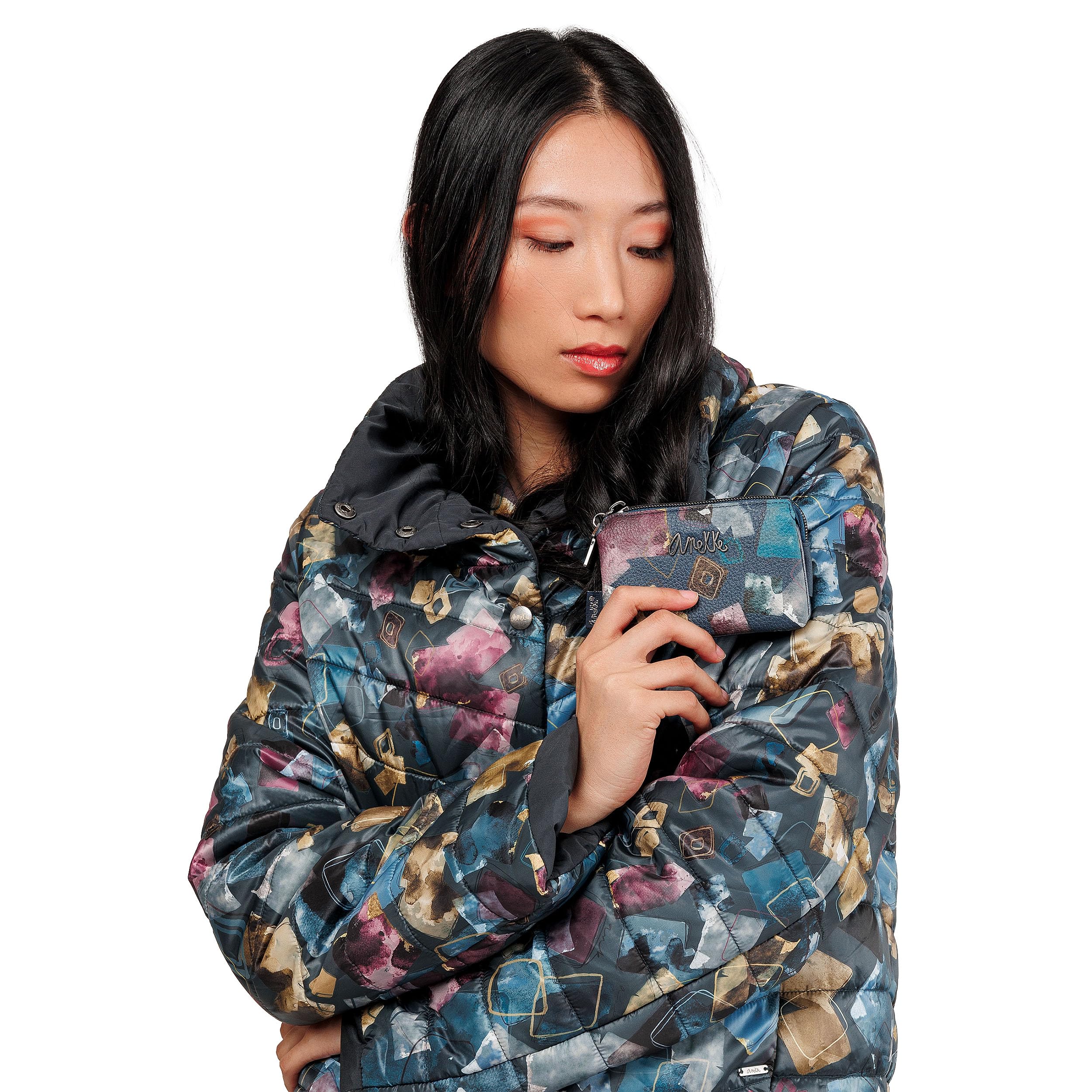 Anekke Evolution Portamonete 3 Scomparti Donna