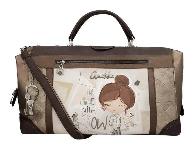 Anekke Sophia borsa da viaggio stampa geometrica
